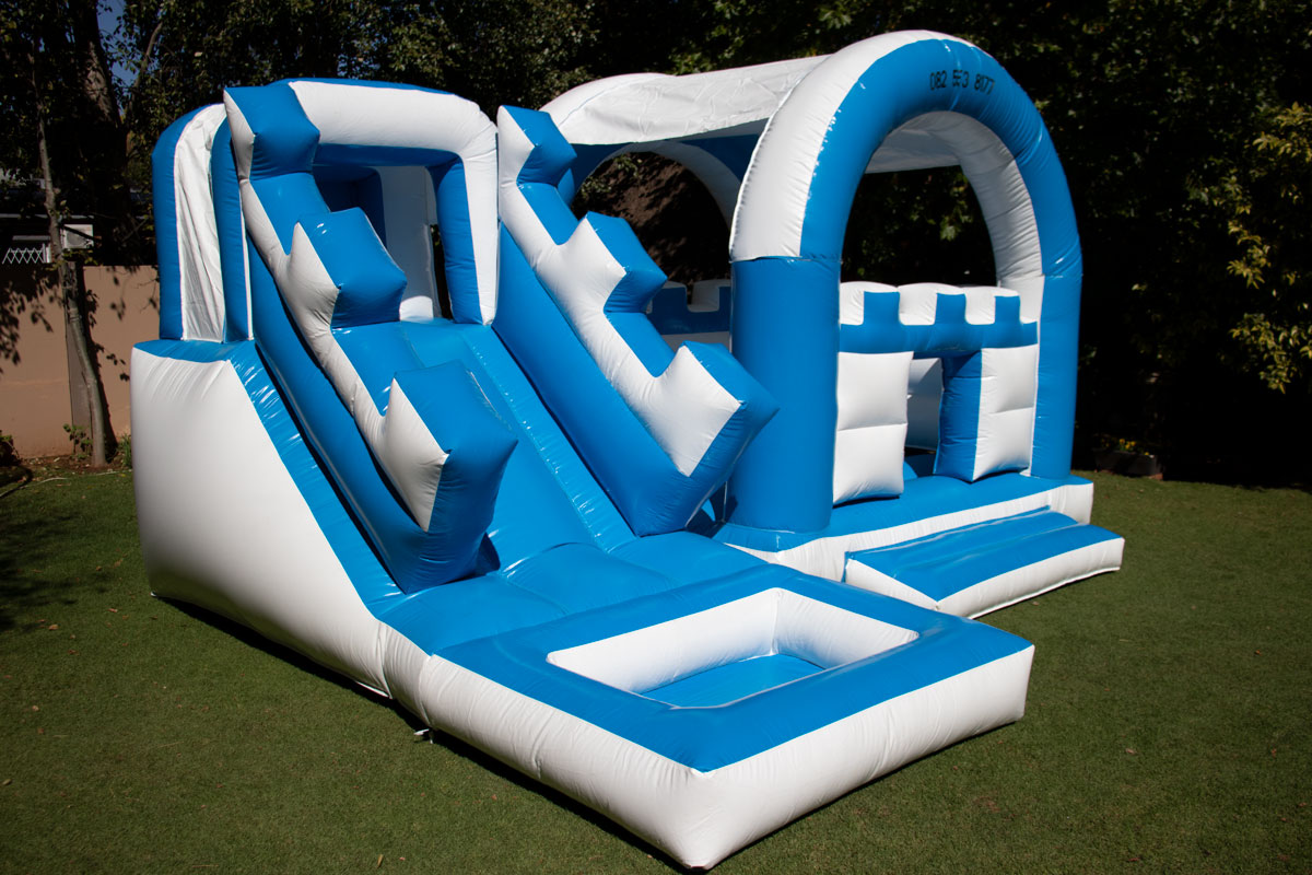 Blue Ice Jumping Castle